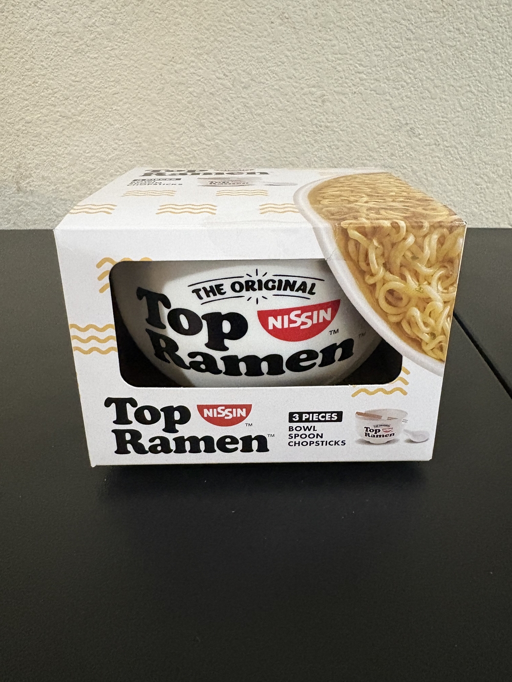 Target Nissin Top Ramen White Ceramic Bowl Set with Red Logo